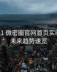 2016-11 微密圈官网首页实时热搜：未来趋势速览