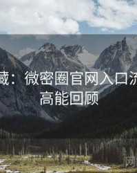 粉丝必藏：微密圈官网入口流程复盘高能回顾