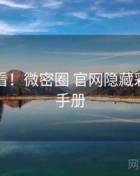 冲浪必看！微密圈 官网隐藏彩蛋实用手册